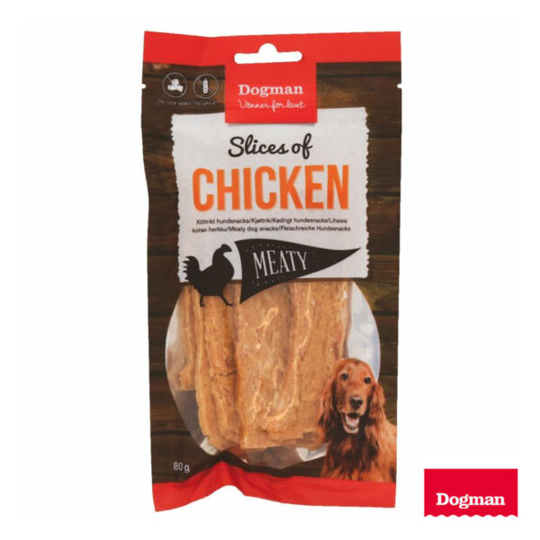 Kana herkkuviipaleet ovat koiran maistuva makupala.
