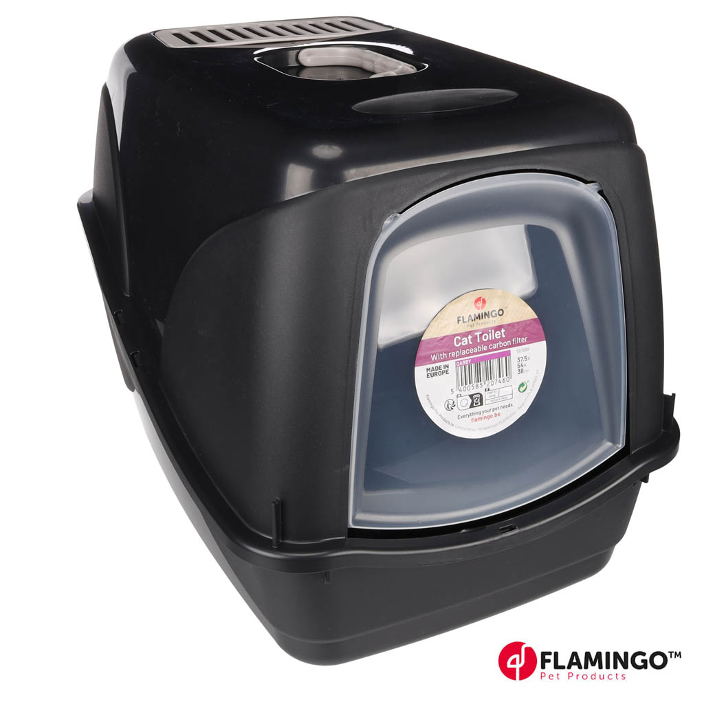 Aktiivihiilisuodattimella varustettu kissanvessa.