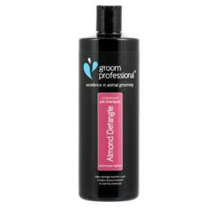 Koiran takkuja selvittävä shampoo.