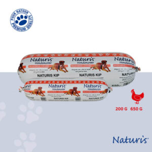 Maistuva, lihapitoinen makkara kissoille ja koirille.