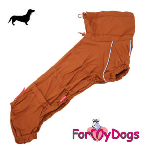 ForMyDogs välikausihaalari mäyräkoira urokselle, ruskea
