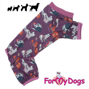 ForMyDogs kiinanharjakoira kuosinen joustava koiran haalari.