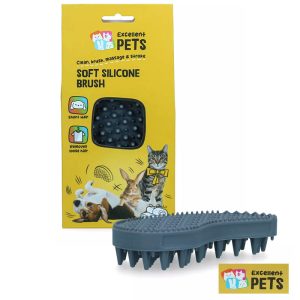 ExcellentPets silikoni harja lyhytkarvaiselle
