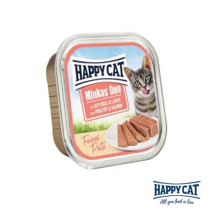 Happy Cat Siipikarja & Lohi patee, 100g