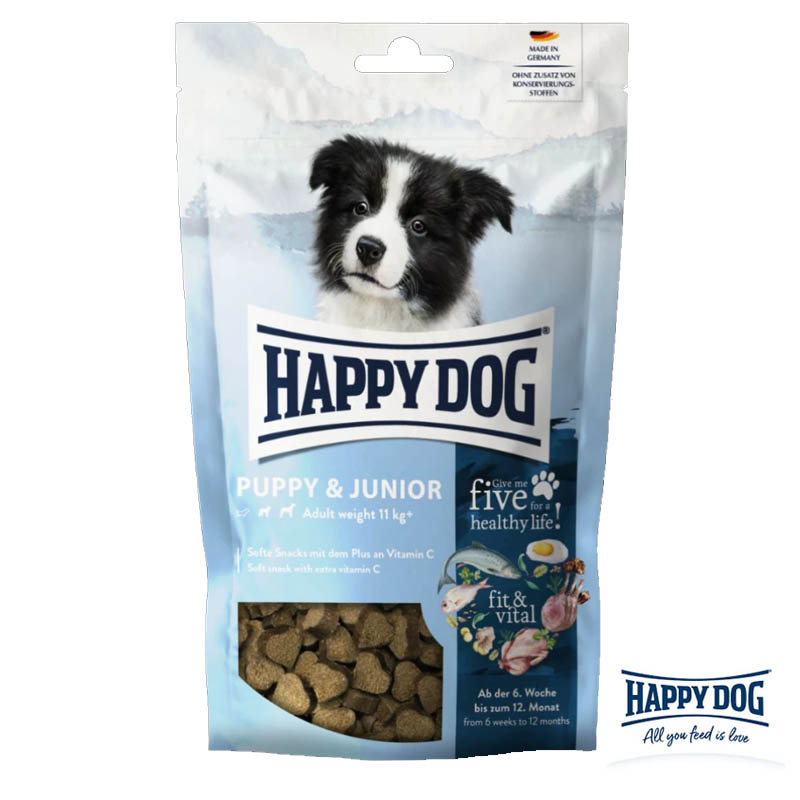 Happy Dog Puppy & Junior makupalat, 100g